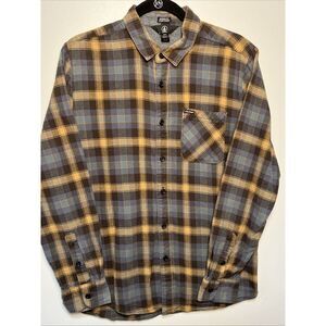 Volcom Modern Fit Men's Long Sleeve Button Up Long Sleeve Shirt Cotton - Medium